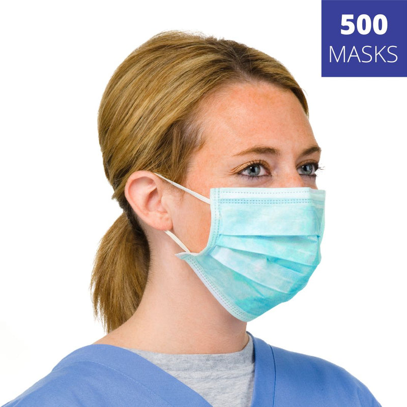 3-ply disposable masks - 500 masks