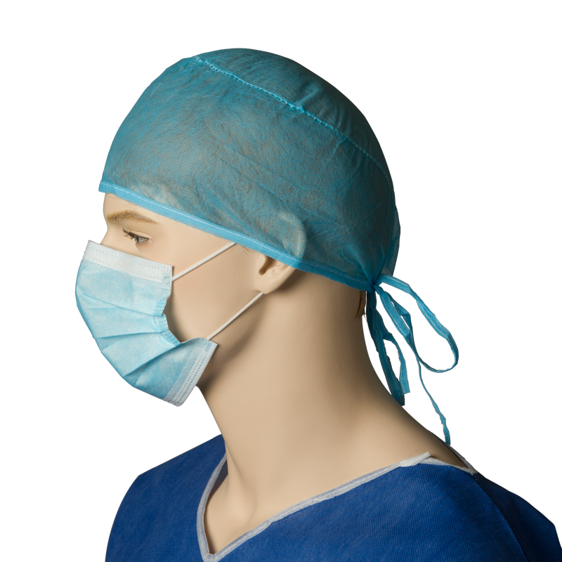 Polypropylene, Surgical Face Mask, Blue, Earloops | 1000 masks